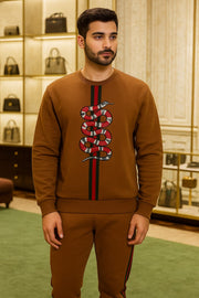 GUCCI IMPORTED ROUND NECK TRACKSUIT