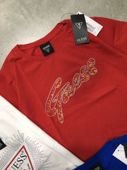 GUESS VERY EXCULSIVE COTTON LYCRA TEES FOR LADIES