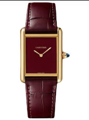 Bordeaux Elegance Rectangular Watch