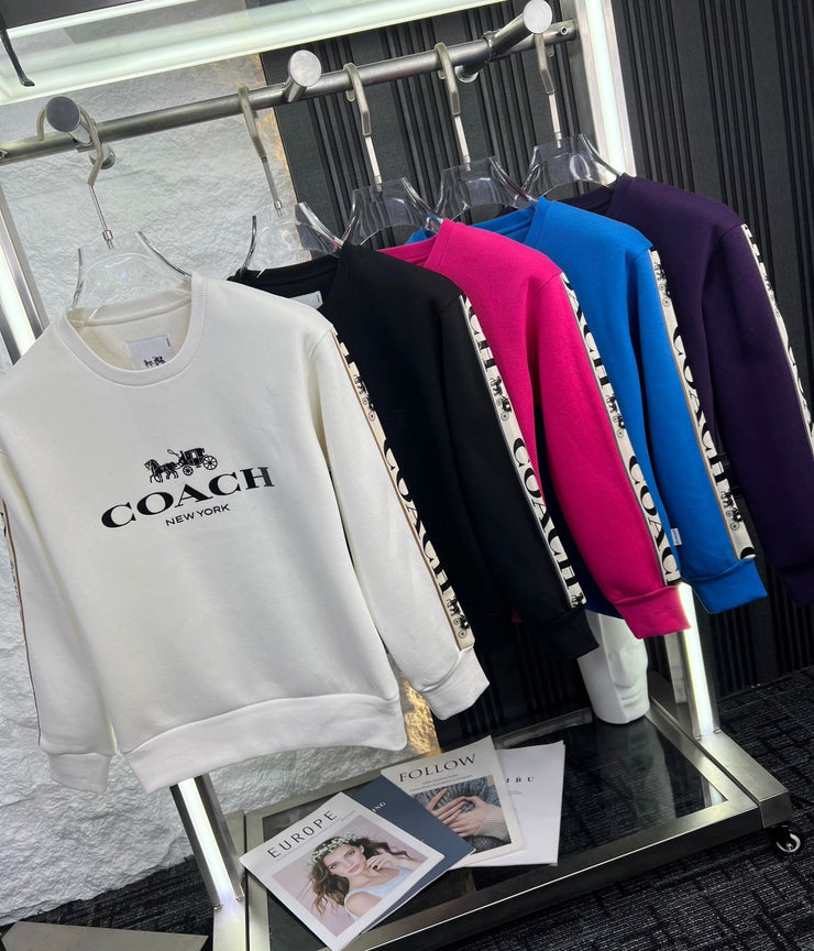 COACH EXCLUSIVE ROUND NECK SWEATSHIRT FOR LADIES