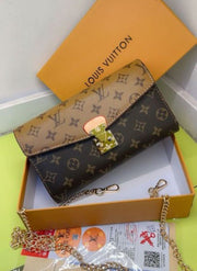 LV-Inspired Dual-Tone Monogram Sling Bag