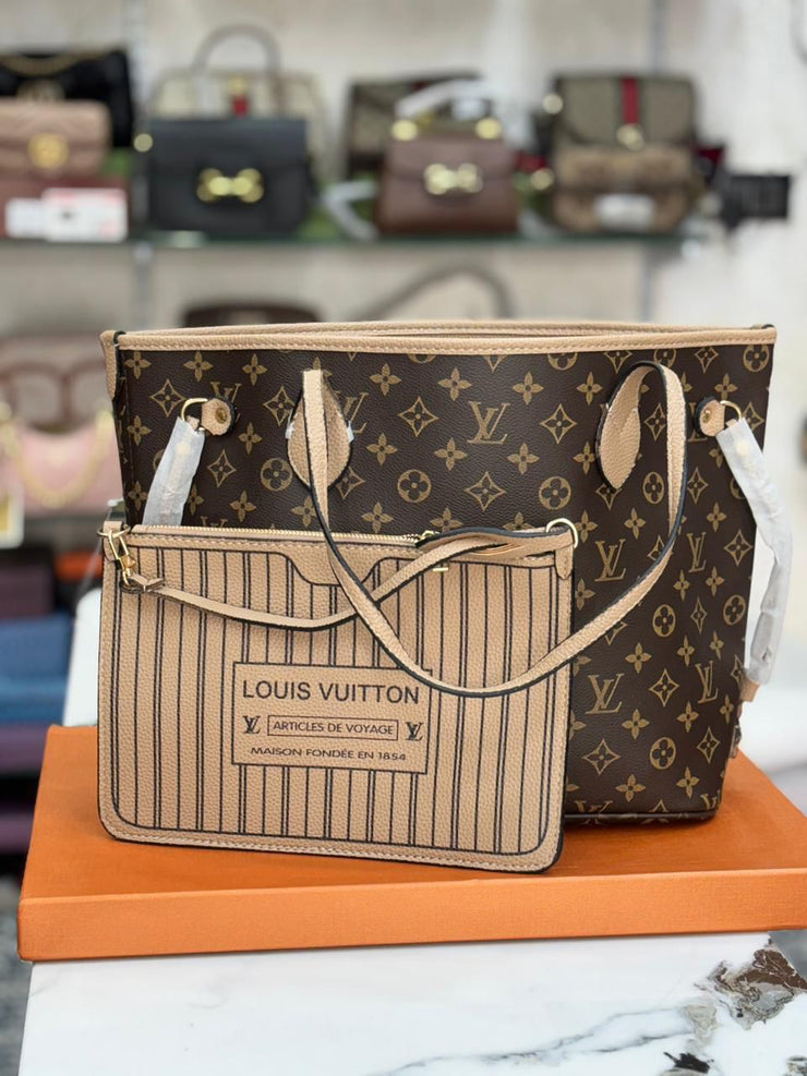 LOUIS VUITTON TOTE WITH POUCH