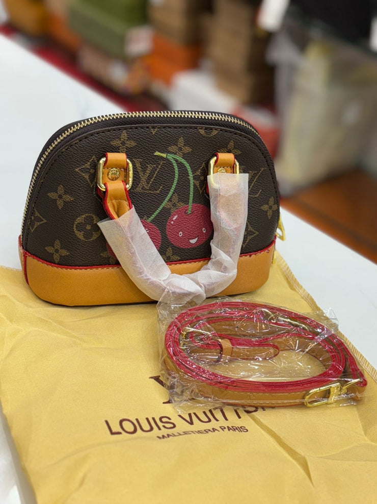 Louis Vuitton Monogram Cherry Mini Alma Bag