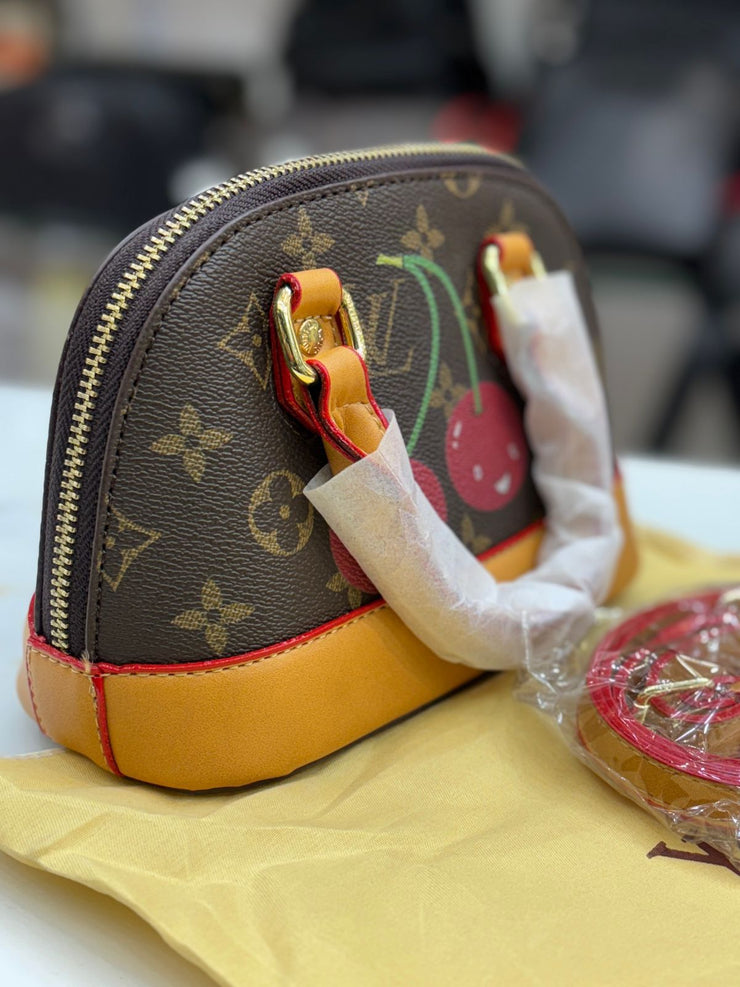 Louis Vuitton Monogram Cherry Mini Alma Bag