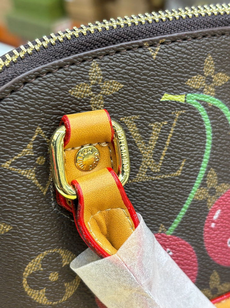 Louis Vuitton Monogram Cherry Mini Alma Bag