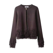 Women's Fringe Knitted Cardigan