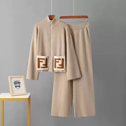 WINTER KNITTED CORD ZIPPER