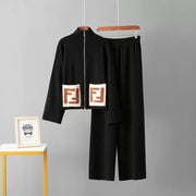 WINTER KNITTED CORD ZIPPER