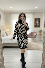 Designer Pattern Embellished Sweater Tunic