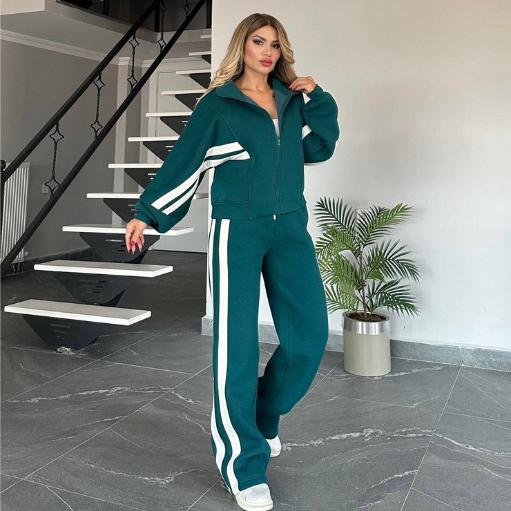 Trendy Zip-Up Co-Ord Set