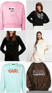 KARL EXCULSIVE ROUND NECK SWEATSHIRTS FOR LADIES
