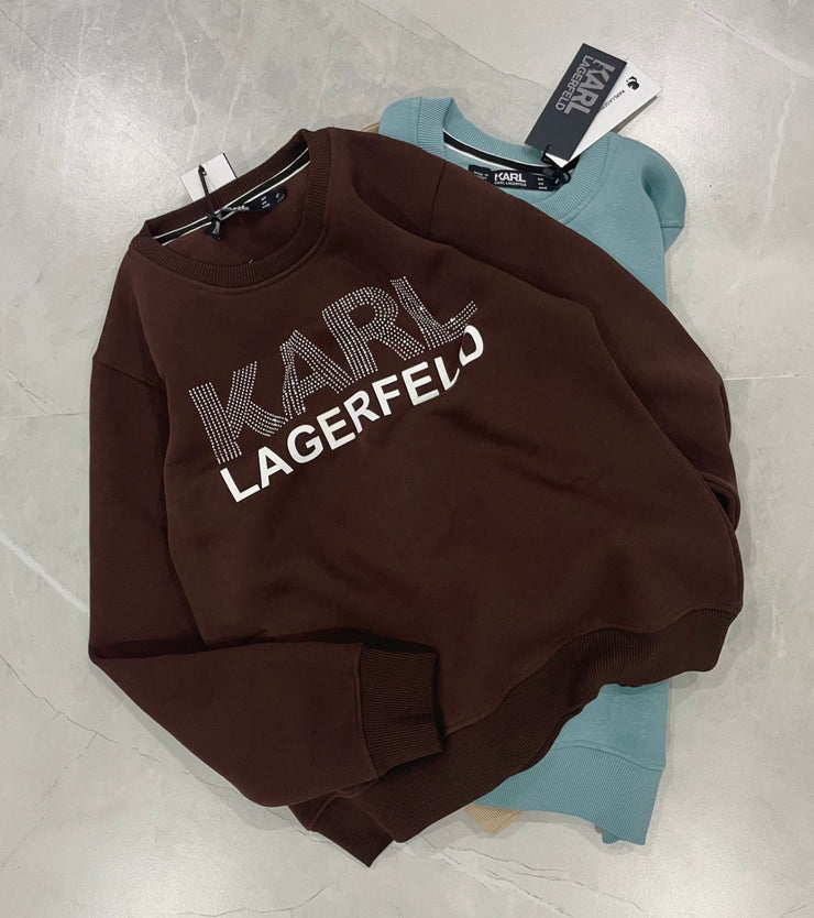 KARL EXCULSIVE ROUND NECK SWEATSHIRTS FOR LADIES
