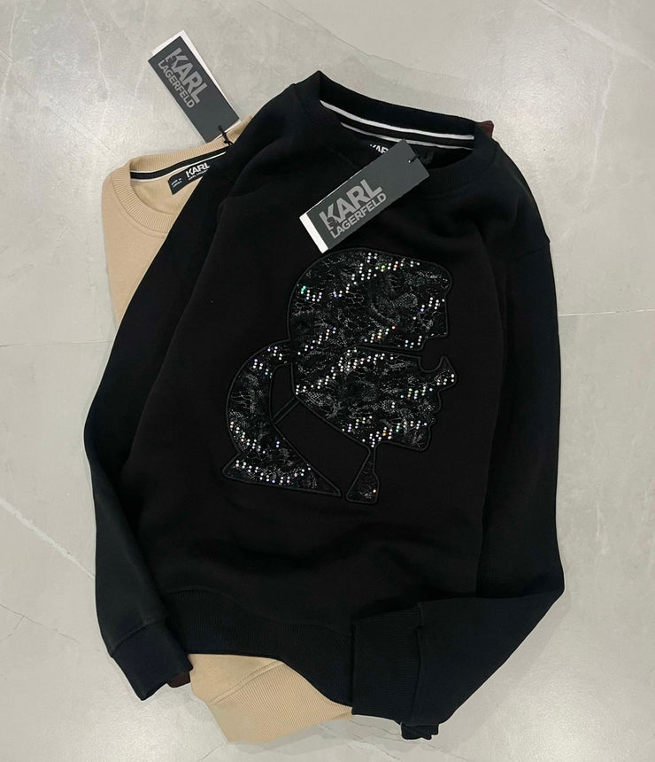 KARL EXCULSIVE ROUND NECK SWEATSHIRTS FOR LADIES