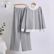 Women’s Zip-Up Knitted Sports Co-ord Set