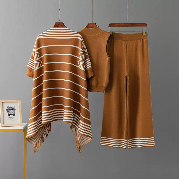 WINTER CORDS with sleeves cape