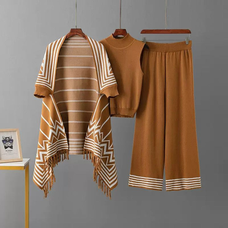 WINTER CORDS with sleeves cape