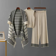 WINTER CORDS with sleeves cape