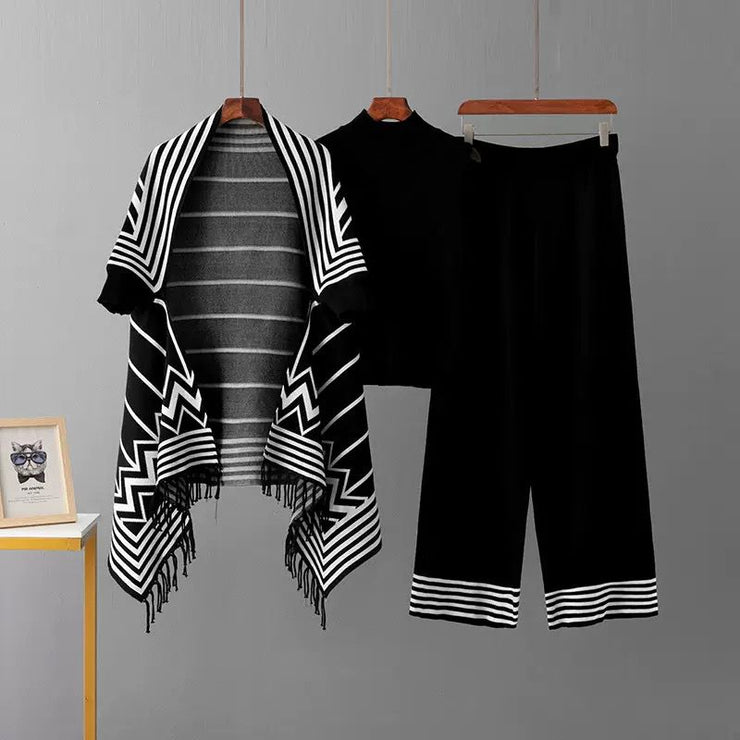 WINTER CORDS with sleeves cape