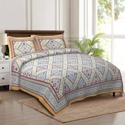 Rajasthani Block Printed Bedsheets - King Size