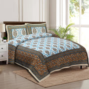 Rajasthani Block Printed Bedsheets - King Size