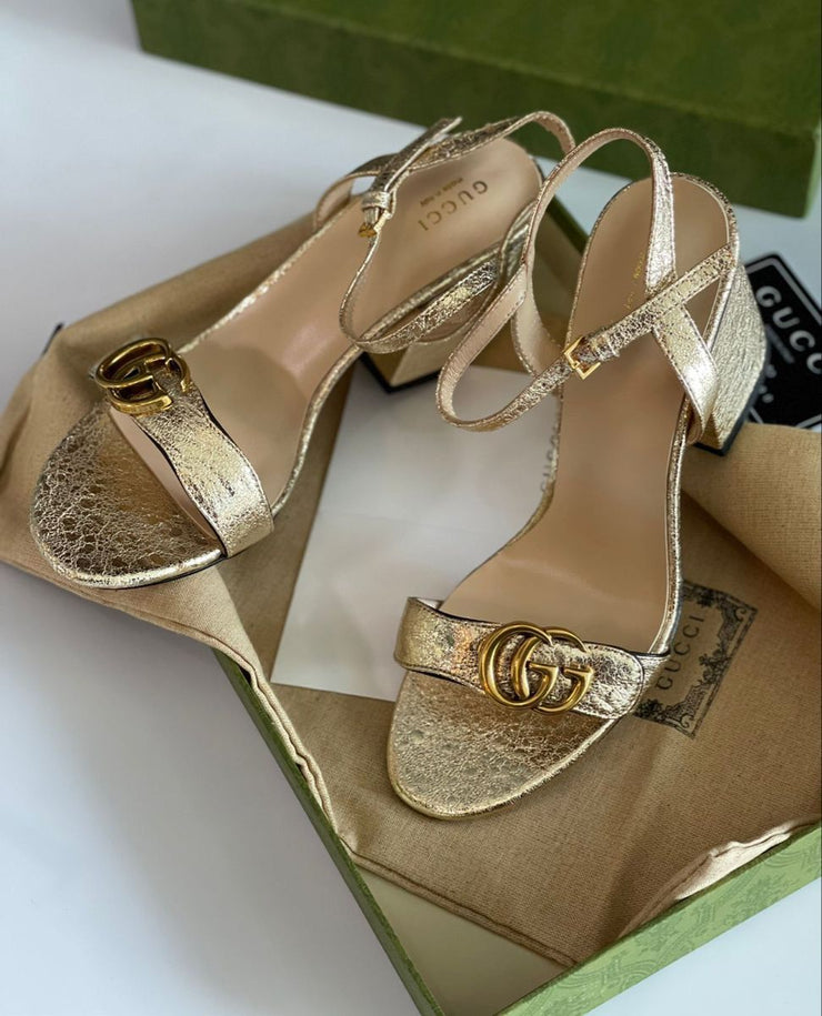 GUCCI MARMONT BLOCK HEELS