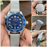 Round Omega Seamaster Wrist Watch