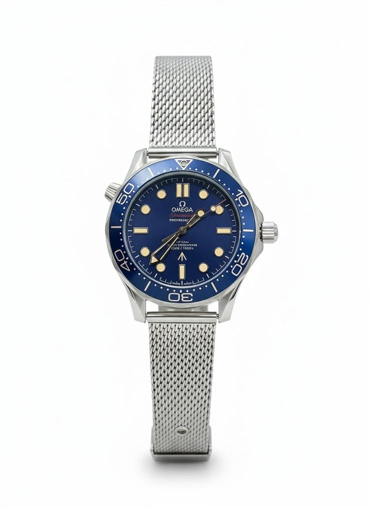 Round Omega Seamaster Wrist Watch