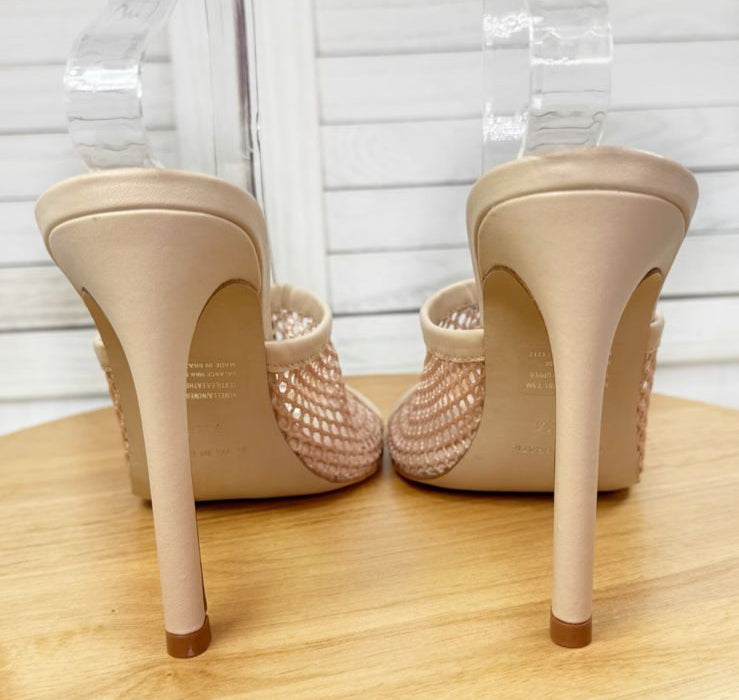ZARA Novella Open Toe Mule Sandals