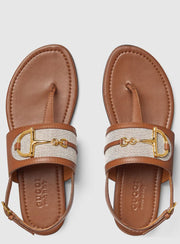 GUCCI THONGS SANDAL - BROWN