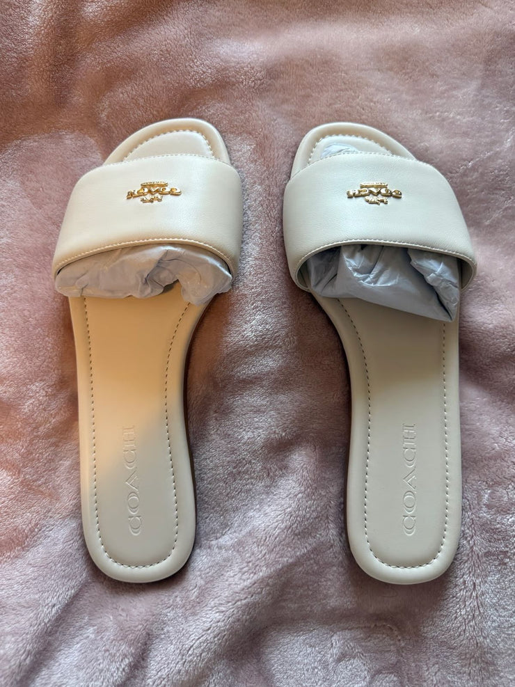 COACH FLATS - WHITE