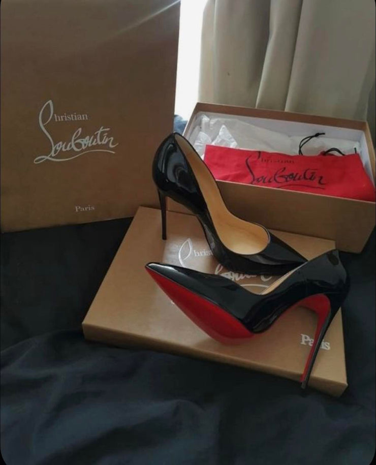 CHRISTIAN LOUBOUTIN PUMPS - BLACK