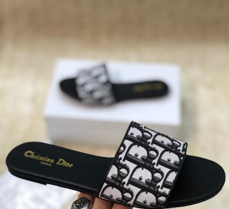 Christian Dior Gray Black