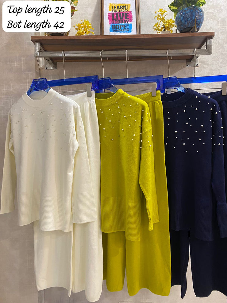 Pearl embellished coord set